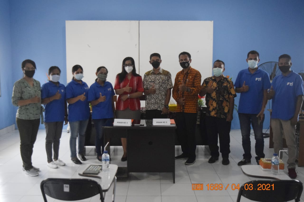 Lurah Rewarangga Teken PKS Dengan FTI Unflor Ende Soal Program Kerja Berbasis Teknologi Informasi