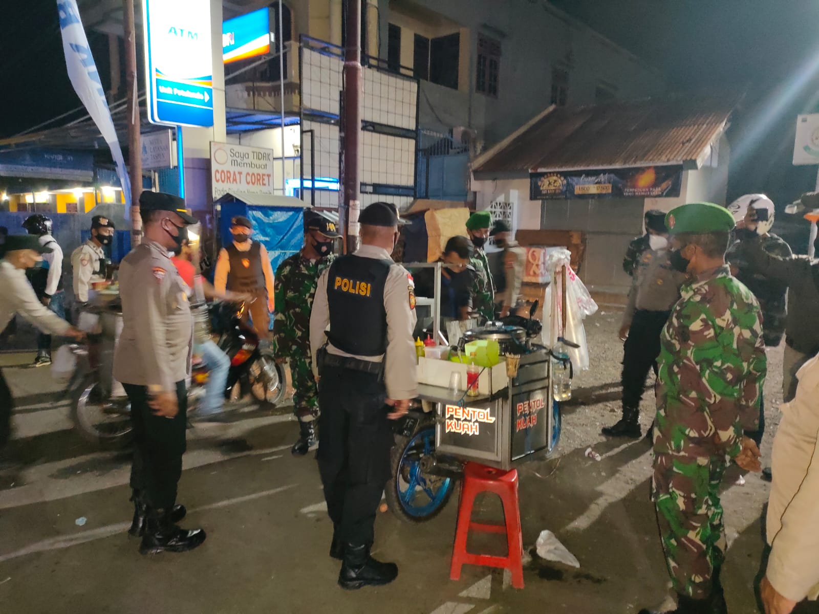 Lakukan Patroli Berskala Besar, Begini Himbauan dan Tindakan Tim Gabungan Polres dan Kodim 1602 Ende