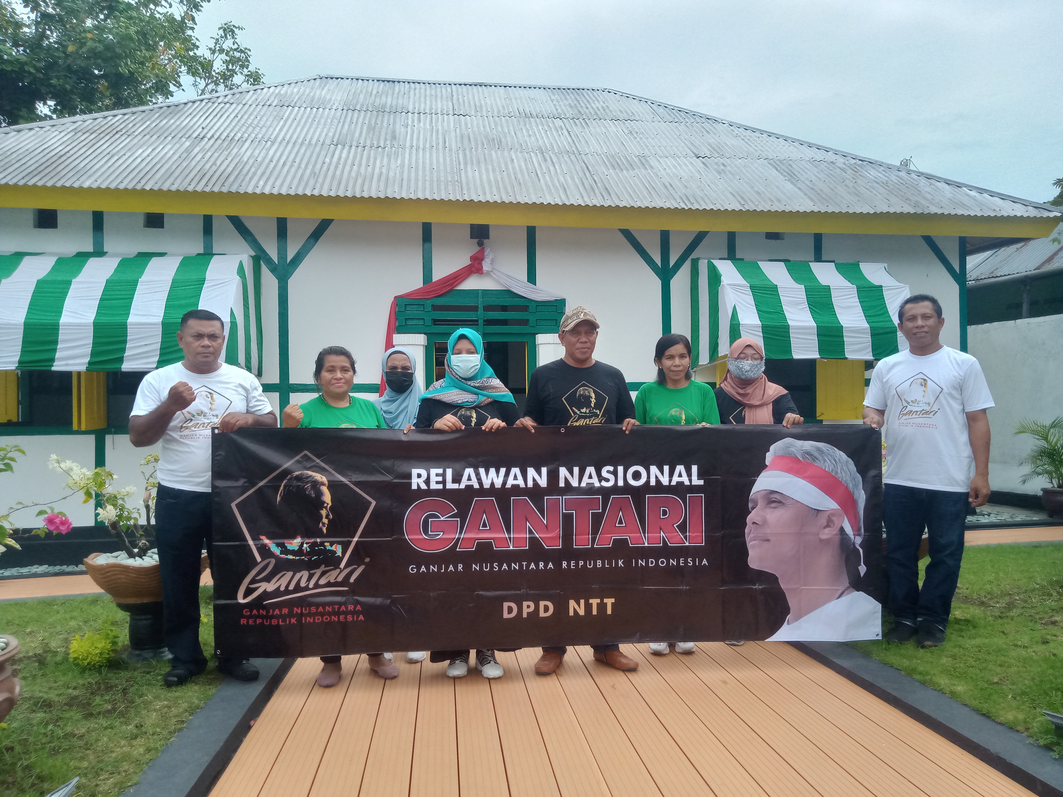 Relawan GANTARI DPD Propinsi NTT Dideklarasikan Di Rumah Pengasingan Bung Karno Ende