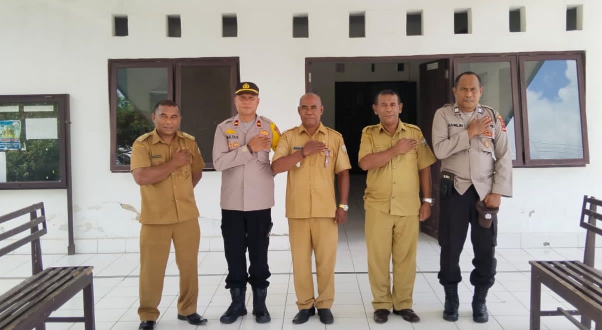 Jabat Kapolsek Wolowaru, IPDA Ubaldus Silaturahmi Dengan Camat Dan Jajaran