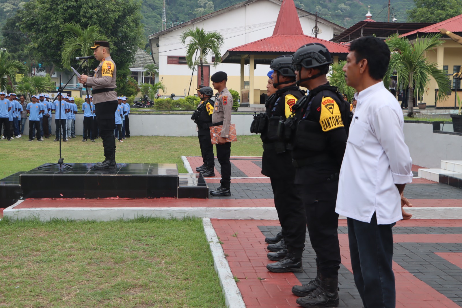 Lepas Personil PAM TPS, Kapolres Ende Ingatkan Anggota Pahami Tupoksi