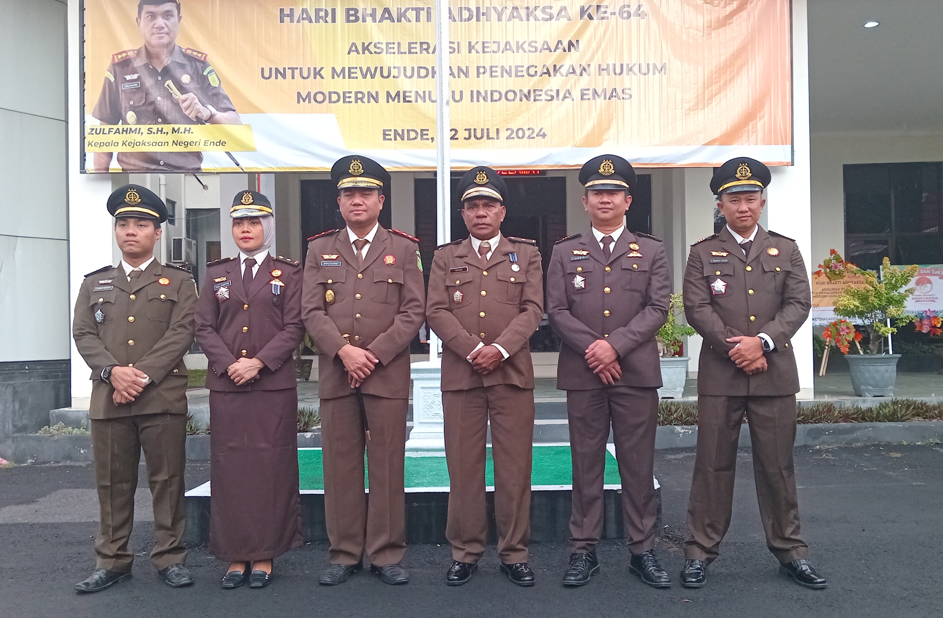 Kejari Ende Bacakan Amanat Jaksa Agung, Ingatkan  Seluruh Staf Jaga Netralitas Di Pemilukada 2024