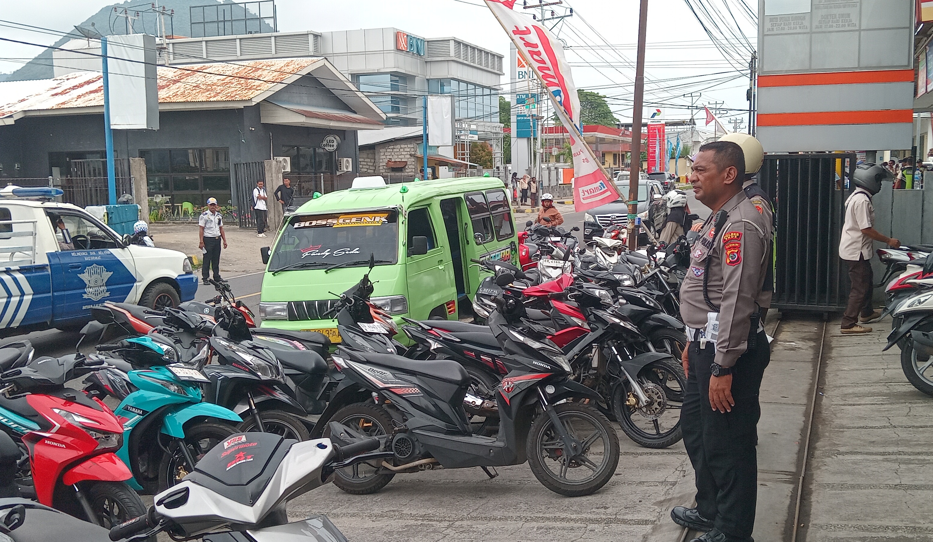 Ratusan Kendaraan Bermotor Terjaring Operasi Pekat, IPDA Ucep Rago : Pengendara Wajib Lengkapi Surat-Surat Kendaraan 