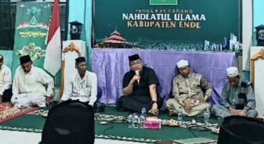 Sinergi  Polri Dan Tokoh Agama, Kapolres Ende Hadiri Istighotsah dan Sholawat Bersama Majelis Dzikir Rijalul Anshor