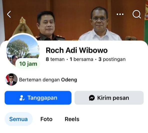 Kejati NTT Himbau Masyarakat Tidak Percaya Akun Facebook Dan Nomor WhatsApp Palsu Yang Mengatasnamakan  Dirinya, Itu Modus Penipuan 