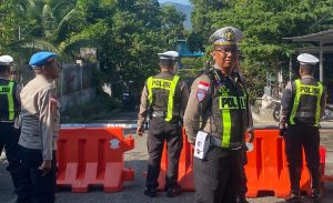 ​Polres Ende Gelar Latihan  Sispam Mako, Tingkatkan Kesiapsiagaan Personil