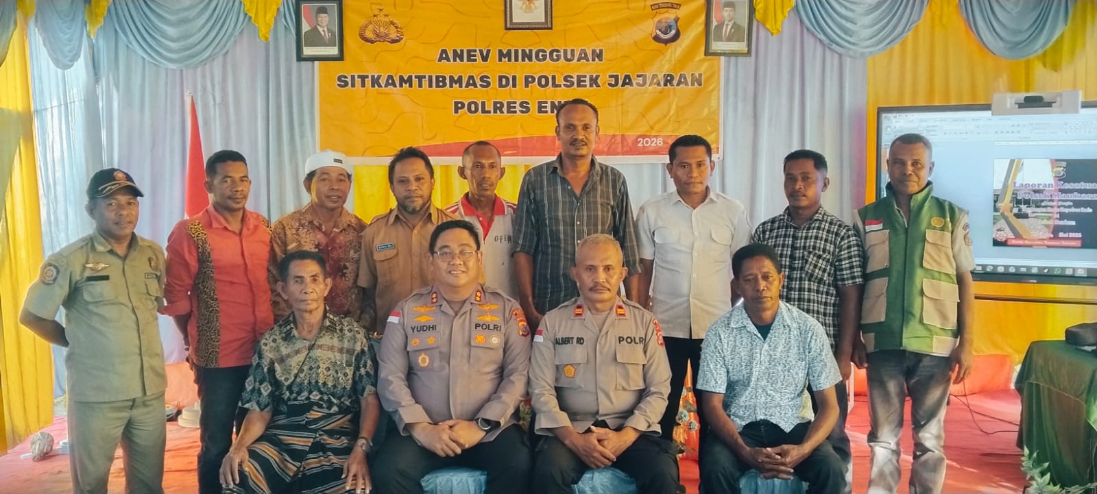 Kunker Di Polsek  Maukaro , Kapolres Yudhi Franata Mohon Doa Selama Menjabat Kapolres Ende Situasi Kamtibmas Aman