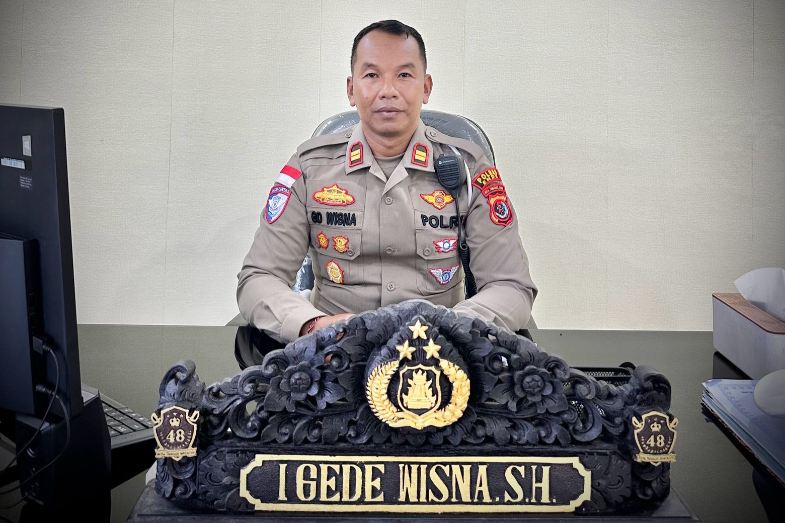 Operasi Patuh 2026 Siap Gelar Mulai 8 Juni ,Iptu Gede Wisna Sebut Operasi Bukan Untuk Menakuti Masyarakat  Tetapi Lebih Pada Himbauan Tertib  Berlalu lintas 